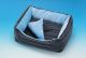 Komfortbett eckig Blau 50x40